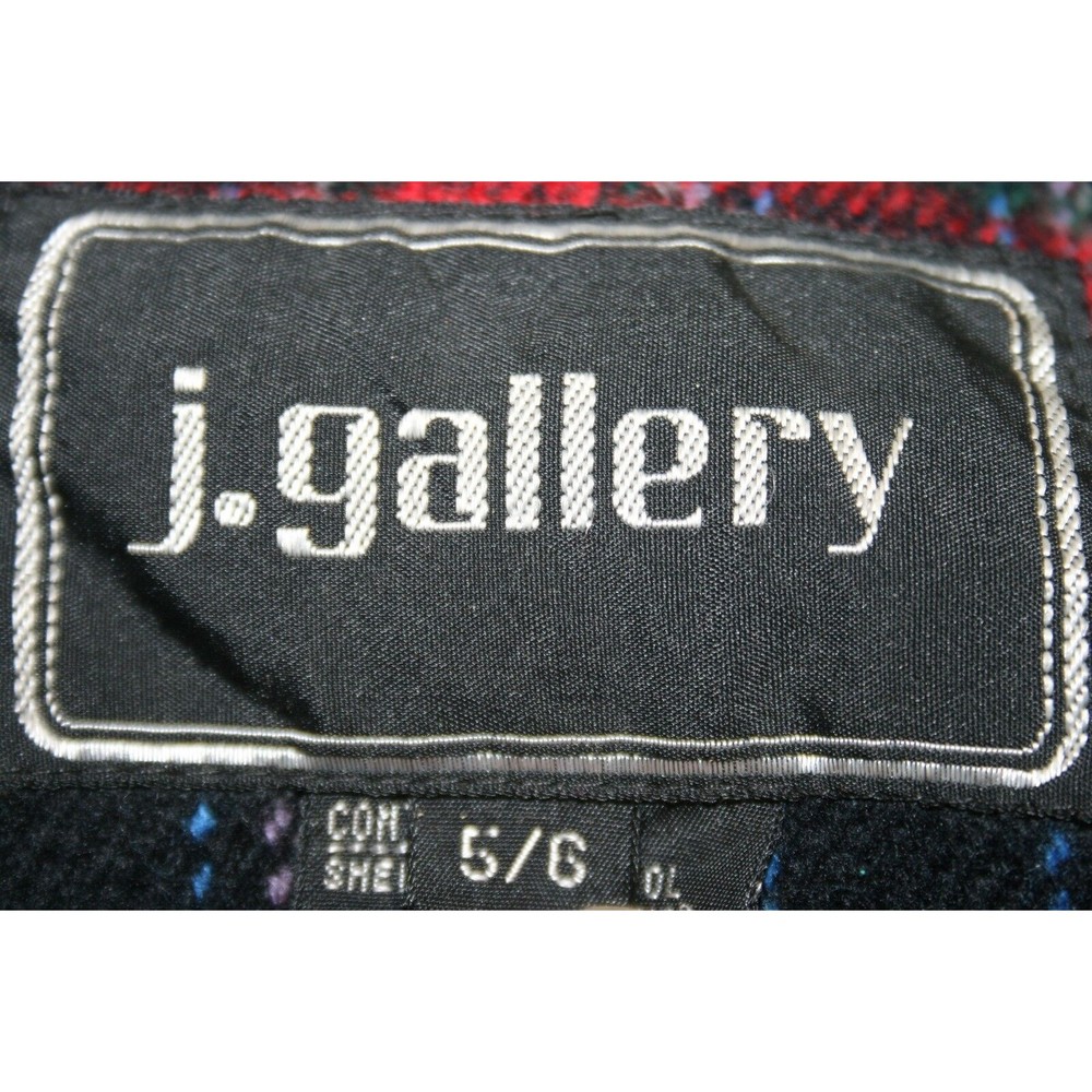 Vintage J. Gallery Women's High End Navy Blue Pea Coat Jacket Size 5/6 RARE - Picture 8 of 12